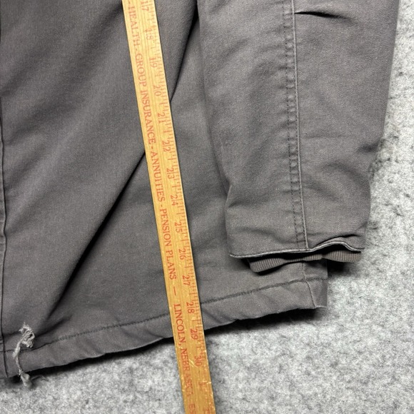 Dickies Water Repellant Duck Hooded Shirt Jacket Mens XL Slate Gray - Picture 7 of 8